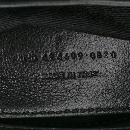 Saint Laurent Calfskin Y Quilted Monogram Small Loulou Chain Satchel Black 9 of 13