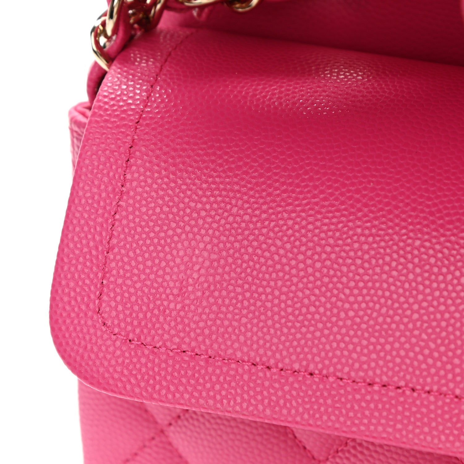 Chanel Caviar Quilted Small Double Flap Dark Pink 11 of 12