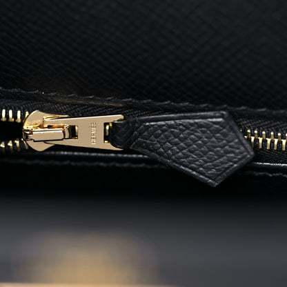 Hermes Epsom Kelly Sellier 28 Black 18 of 37