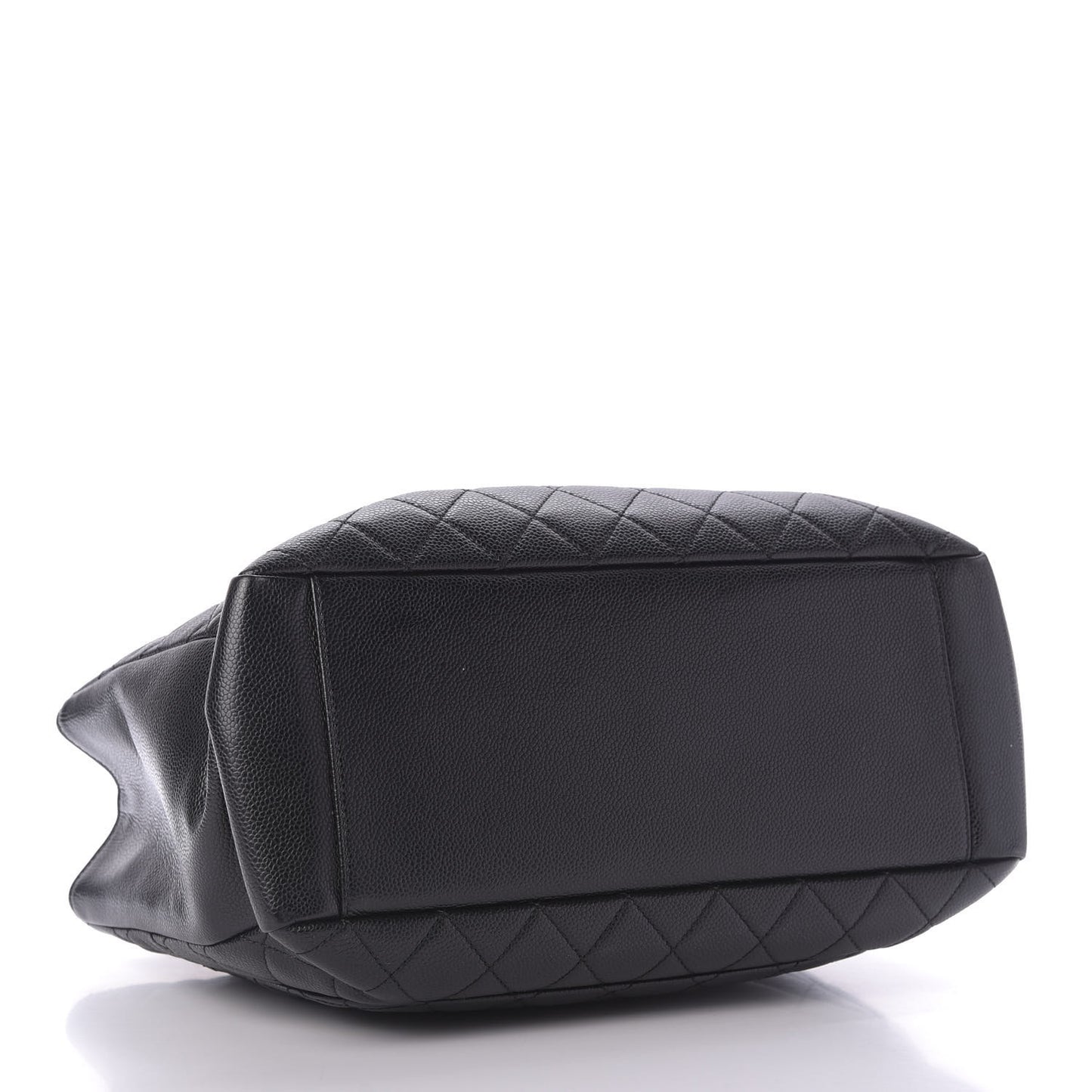 Caviar Quilted Grand Shopping Tote GST Black