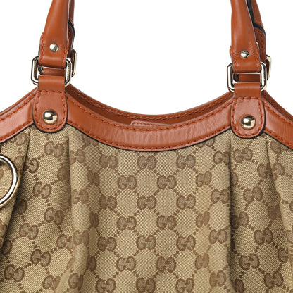 Gucci Monogram Medium Sukey Tote Orange 9 of 9
