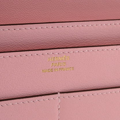Hermes Swift Dogon Duo Wallet Rose Sakura 7 of 9
