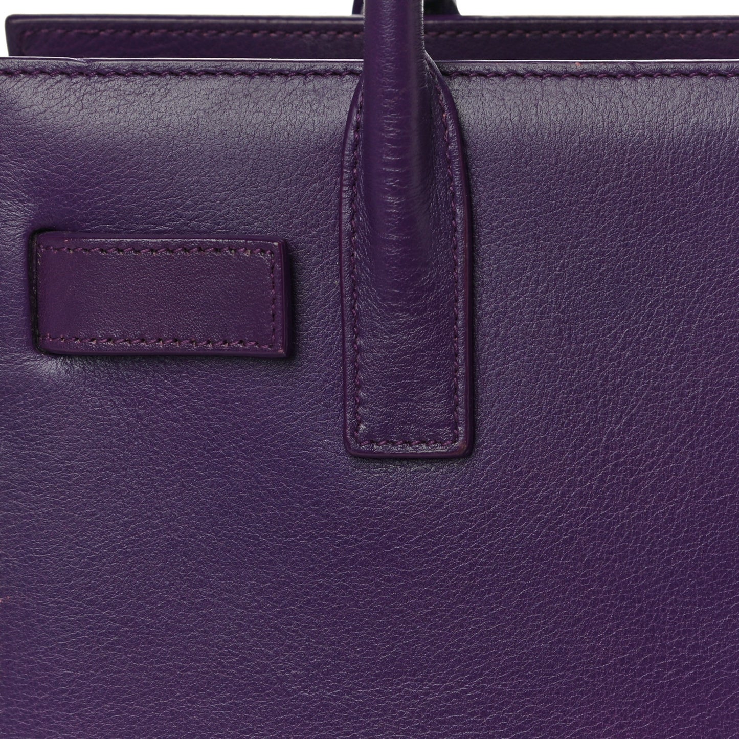 Calfskin Nano Sac De Jour Purple