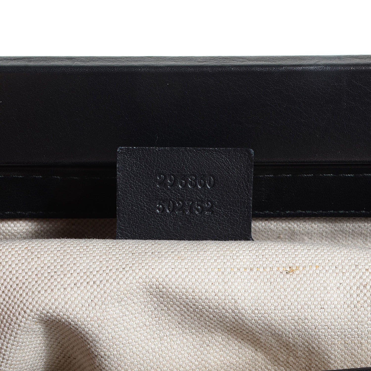 Gucci Leather Bold Bamboo Medium Top Handle Bag Black 7 of 8