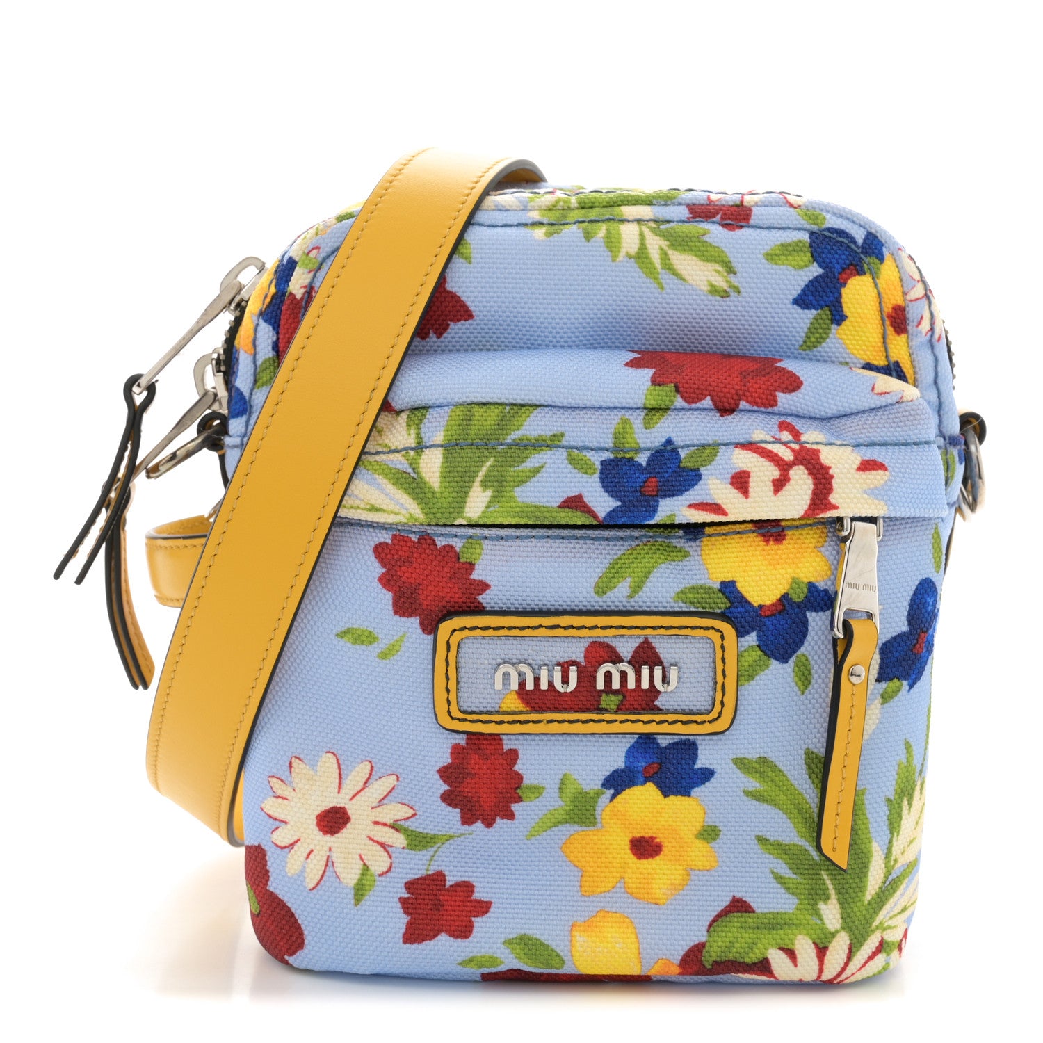Miu Miu Cordura Bouquet Crossbody Pervinca 1 of 9