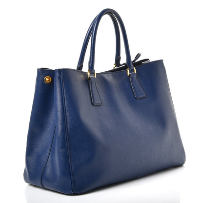 Prada Saffiano Lux Large Tote Bluette 3 of 8