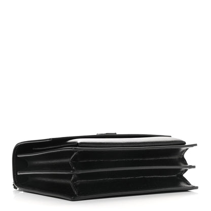 Saint Laurent Calfskin Large Monogram Sunset Black 4 of 8