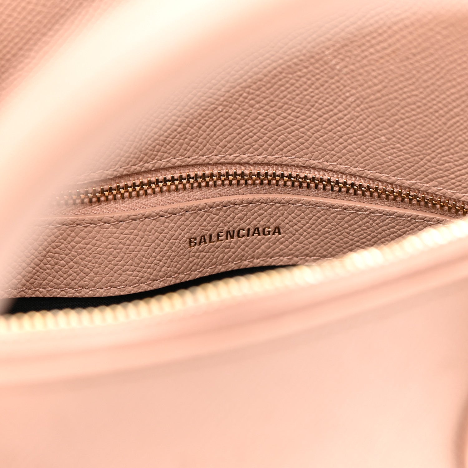 Balenciaga Grained Calfskin S Ville Top Handle Bag Beige Tapioca 6 of 10