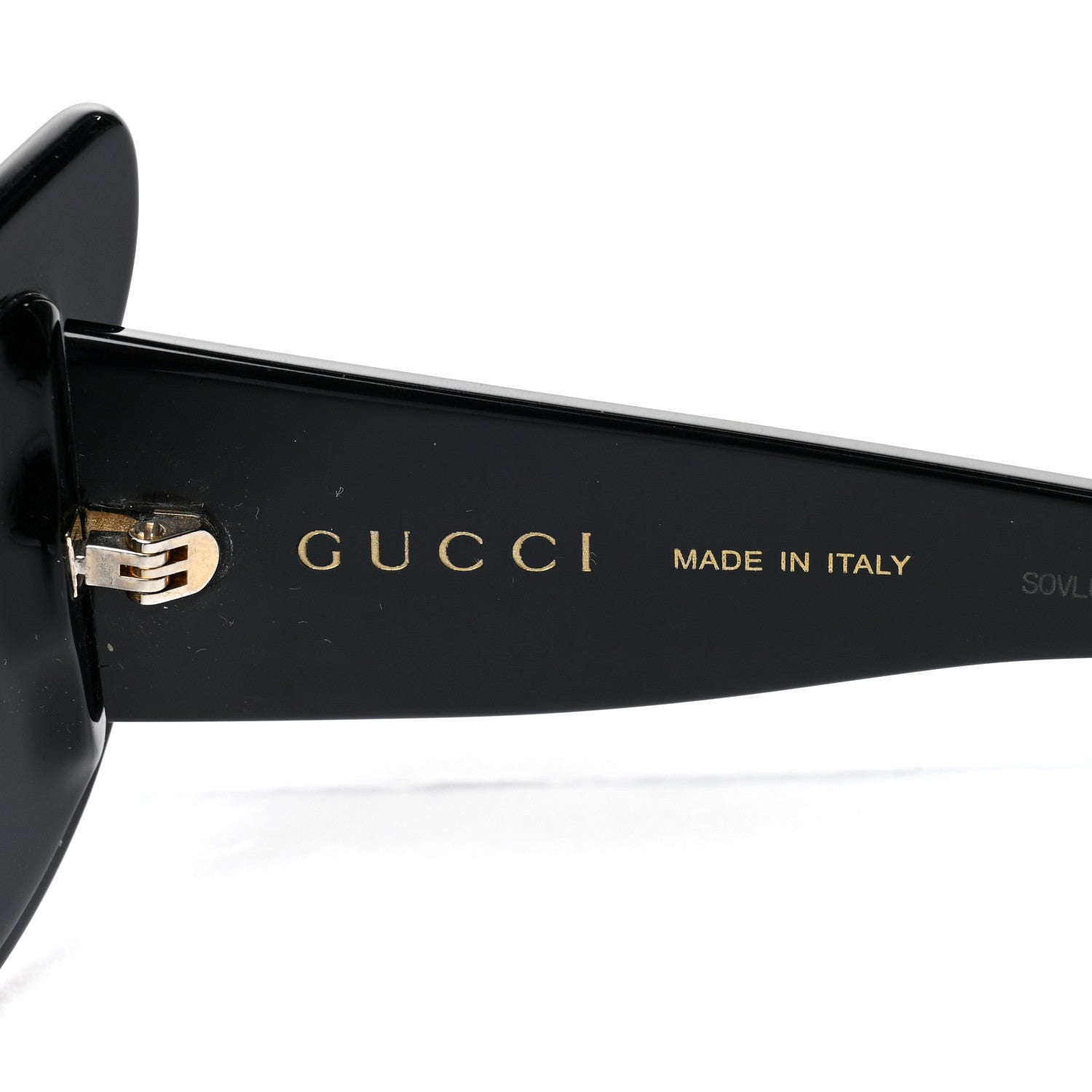 Gucci Acetate Cat Eye Hollywood Forever Sunglasses GG0710S Black 5 of 6