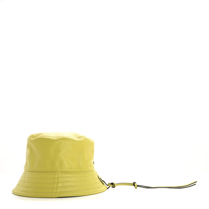 Loewe Lambskin Bucket Hat 57 Lime Yellow 4 of 8