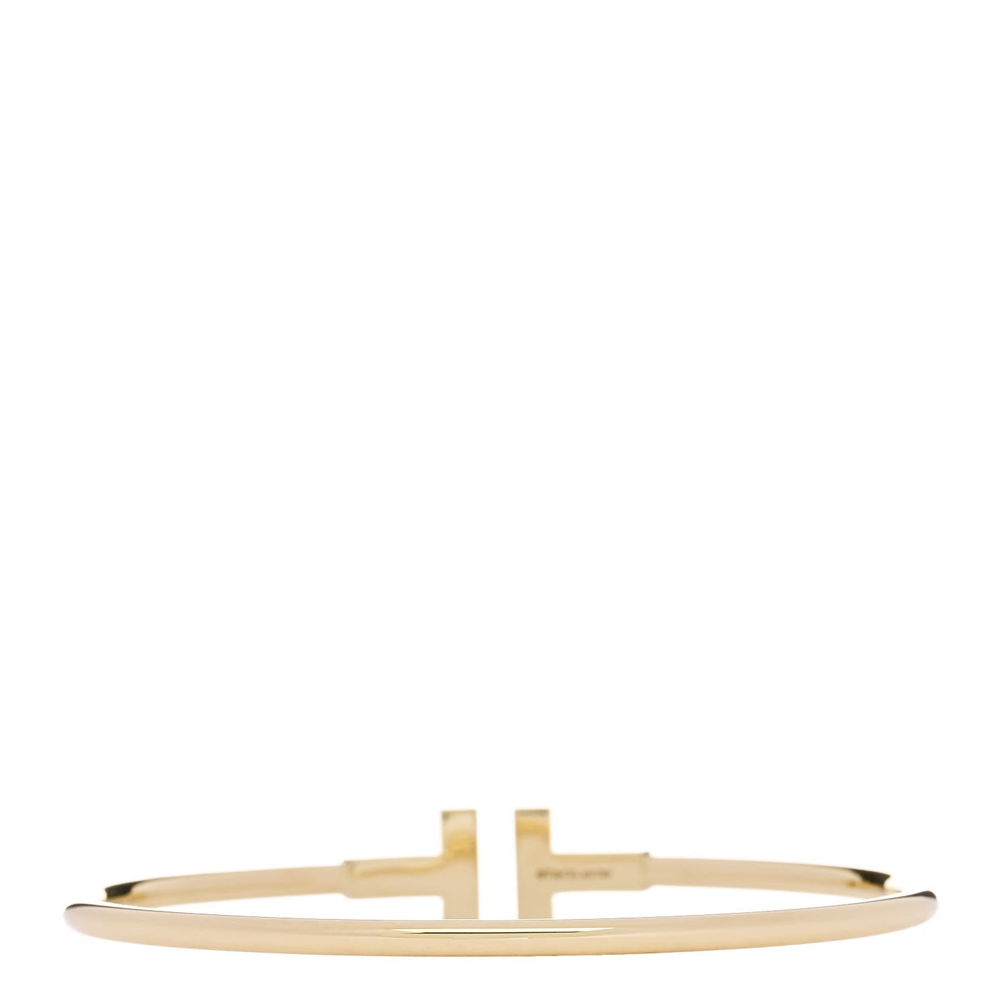 18K Yellow Gold T Wire Bracelet