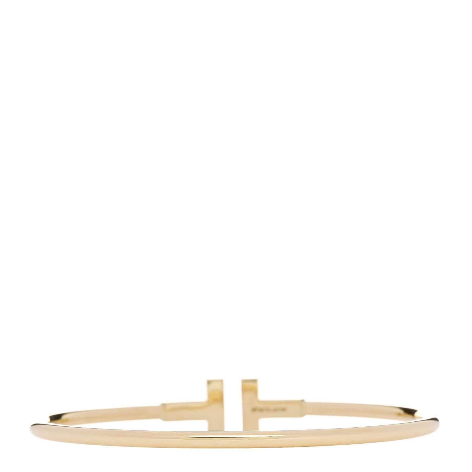 Tiffany 18K Yellow Gold T Wire Bracelet 2 of 3