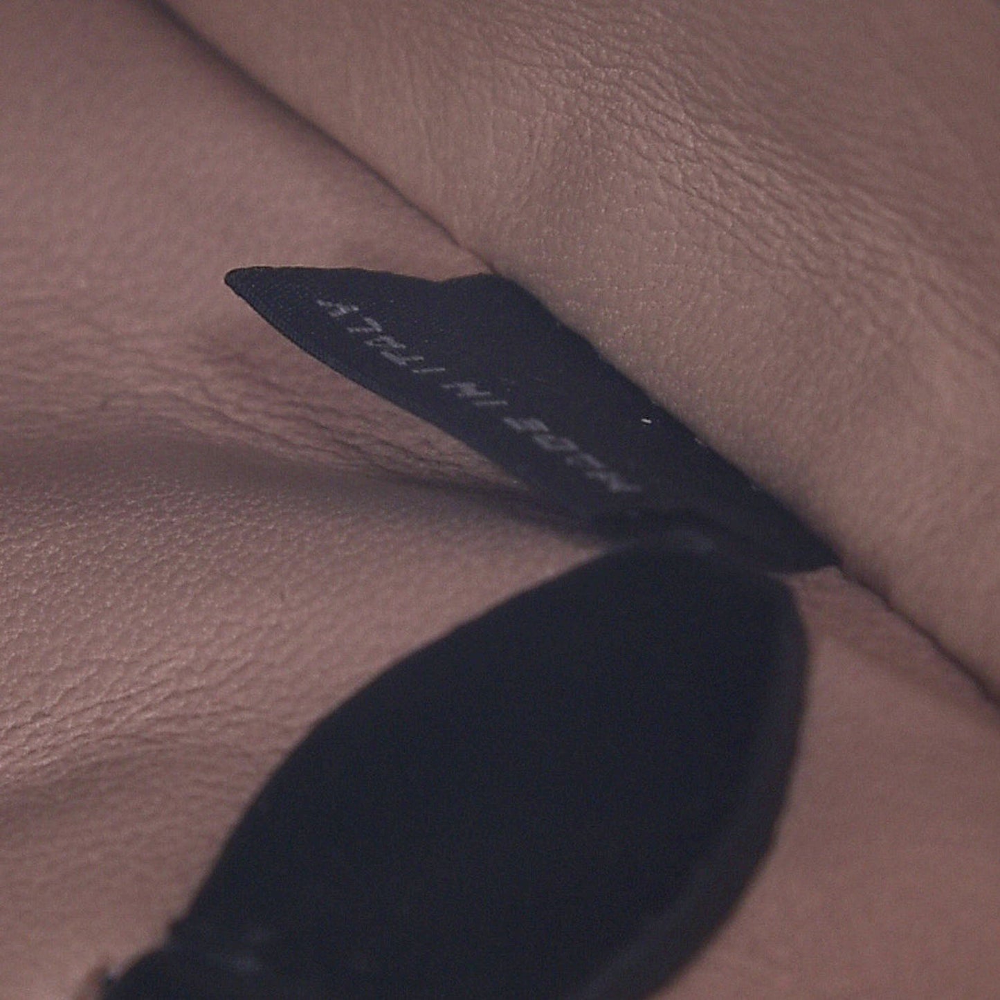 Saffiano Vernice Small Crystal Pyramid Bag Black