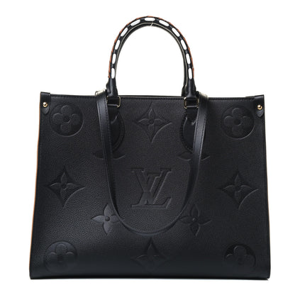 Louis Vuitton Empreinte Monogram Giant Wild At Heart Onthego MM Black 1 of 4