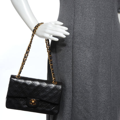 Chanel Lambskin Small Double Flap Bag Black 2 of 8