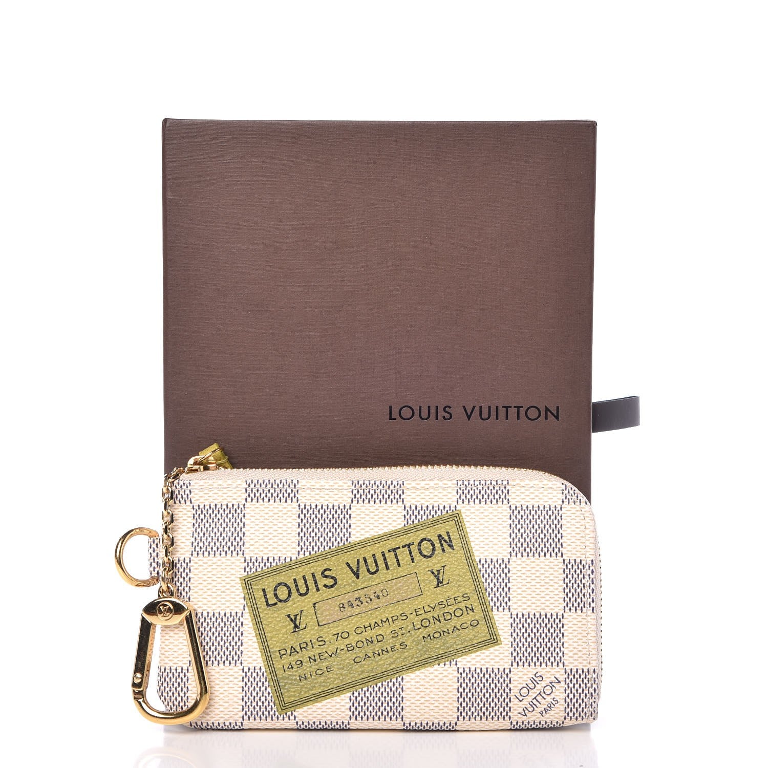 Louis Vuitton Damier Azur Complice Trunks and Bags Key Pouch 8 of 8