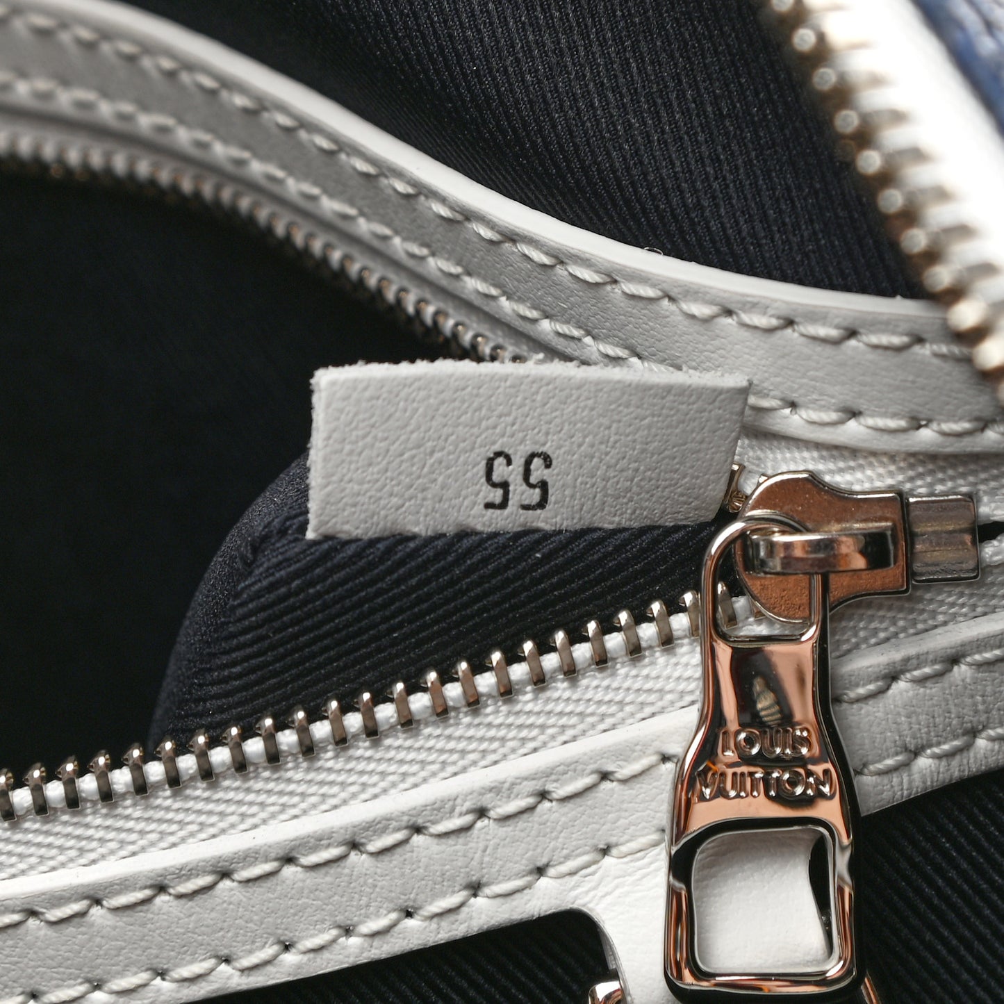 Vintage Monogram Everyday LV Keepall Bandouliere 55 Blue