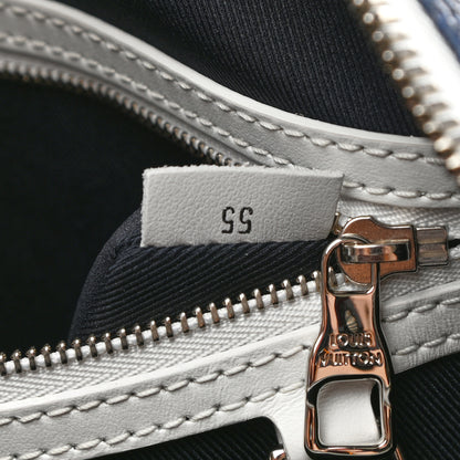 Louis Vuitton Vintage Monogram Everyday LV Keepall Bandouliere 55 Blue 6 of 8