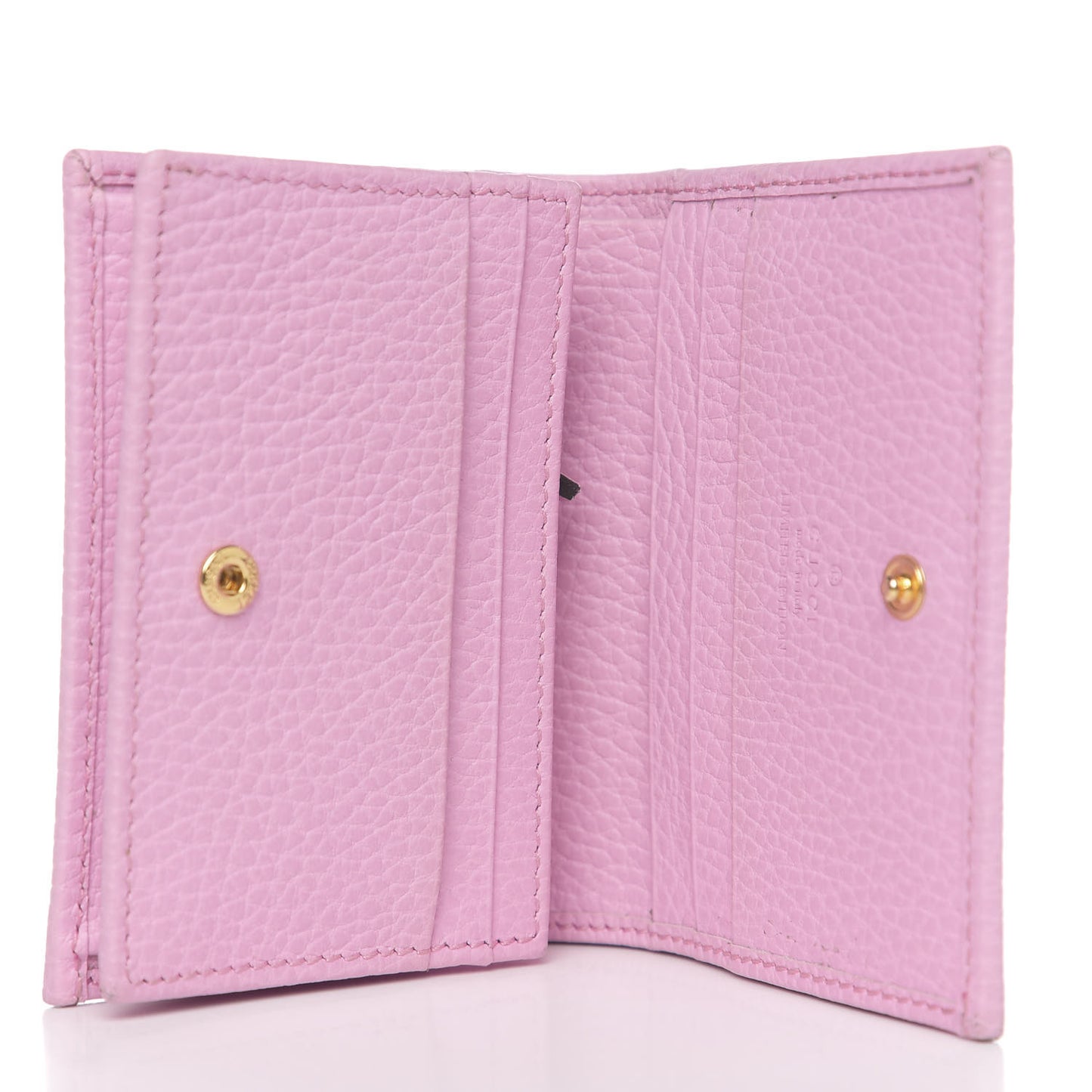 Dollar Calfskin Bosco Card Case Wallet Malva