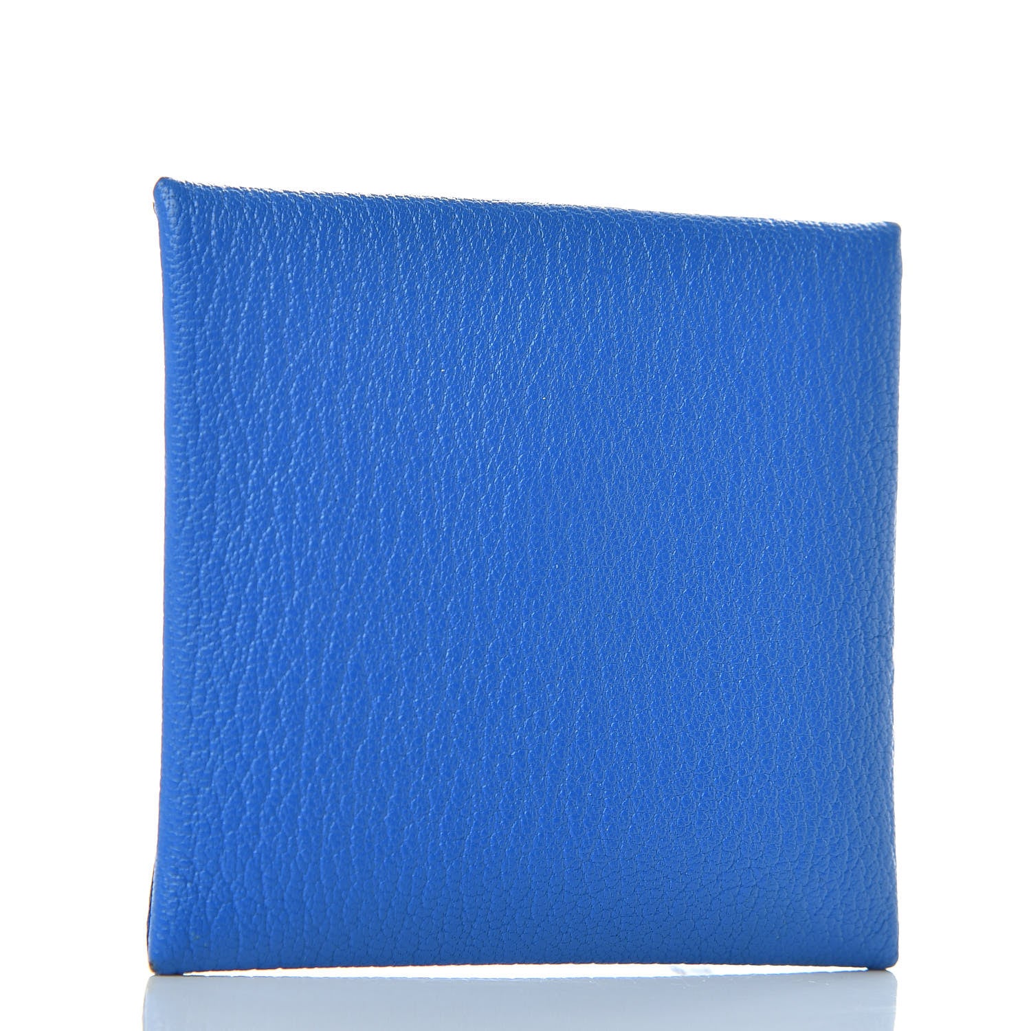 Hermes Chevre Mysore Bastia Coin Purse Bleu Hydra 3 of 8