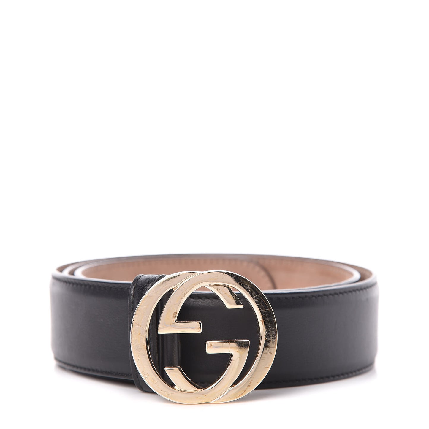 Calfskin Interlocking G 37mm Belt 85 34 Black