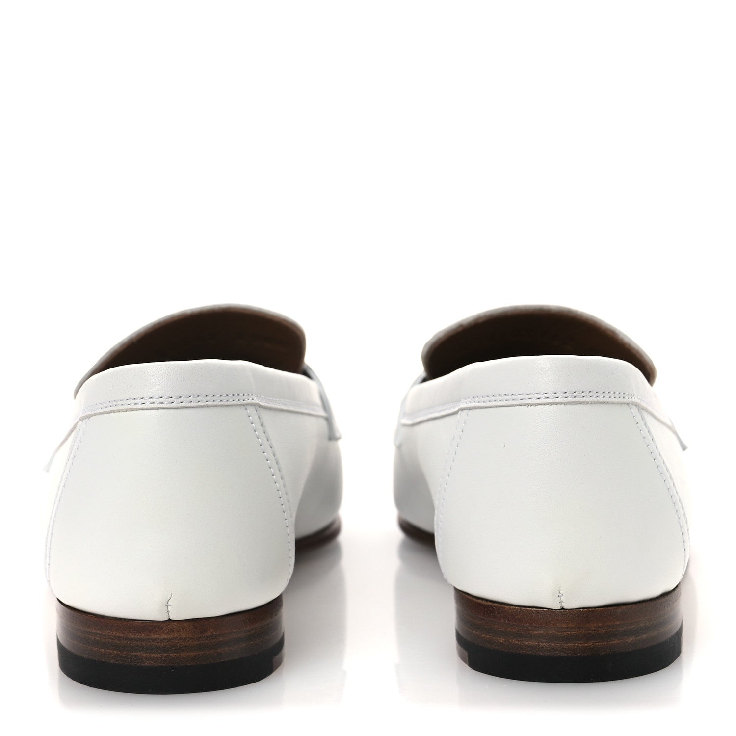 Hermes Calfskin Womens Royal Loafers 36 White 11 of 24