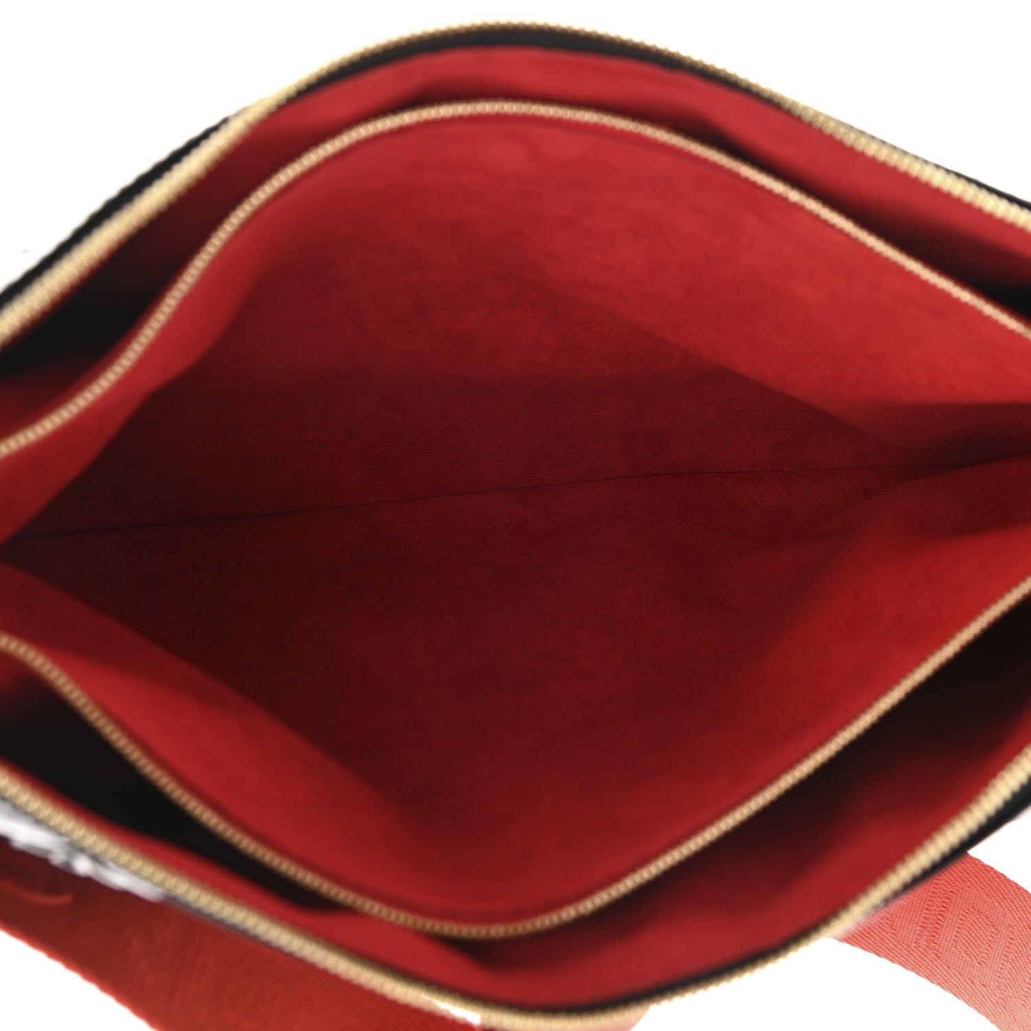 Louis Vuitton Patent Embossed Monogram Lambskin Coussin MM Black Red 5 of 11