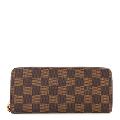 Louis Vuitton Damier Ebene Clemence Wallet Cherry 1 of 7