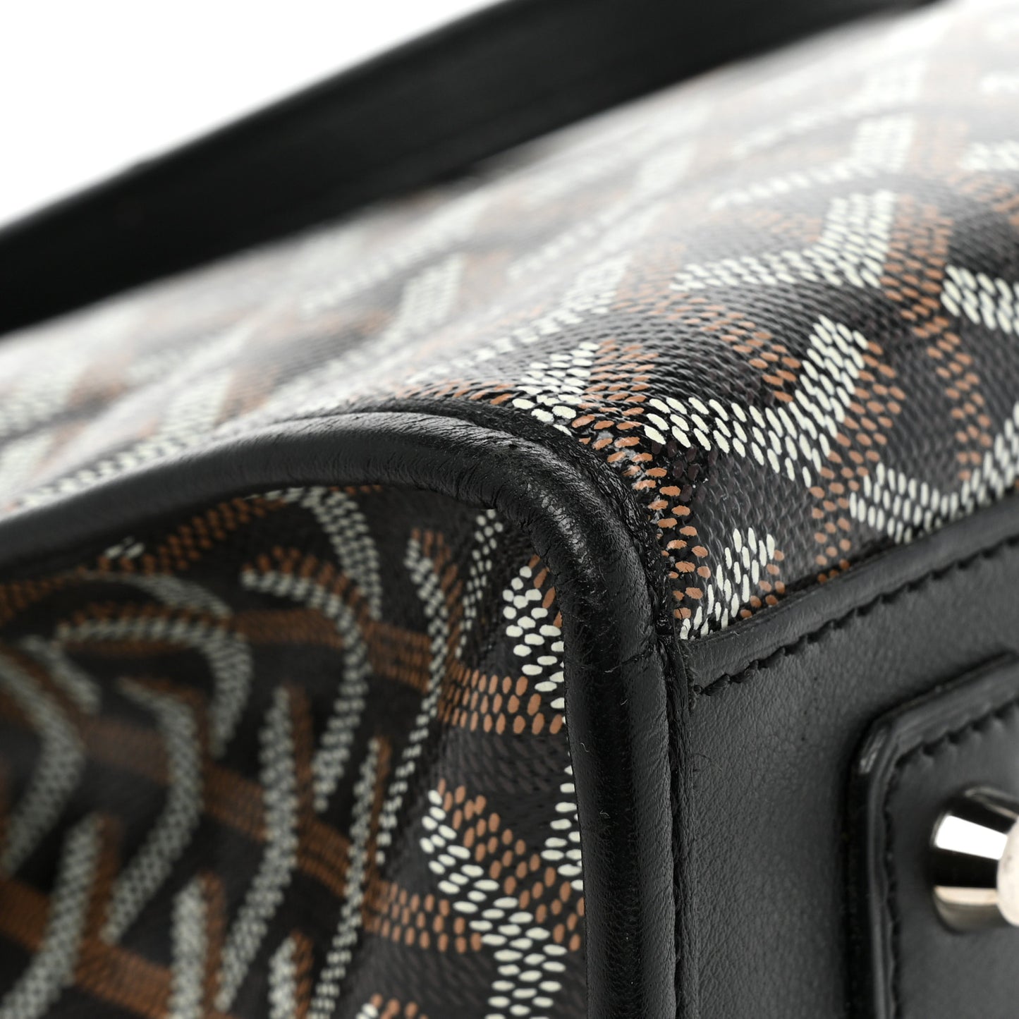 Goyardine Marquises Tote Black