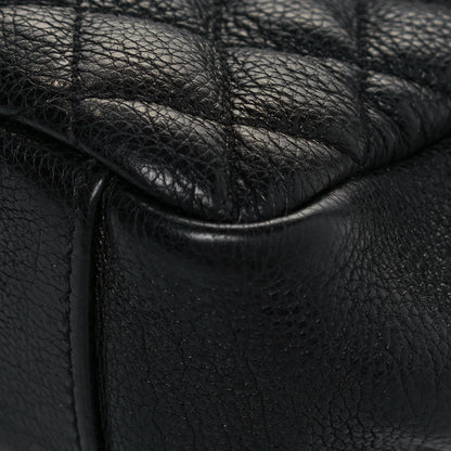 Saint Laurent Sheepskin Tri-Quilt Monogram Medium College Bag Black 10 of 20