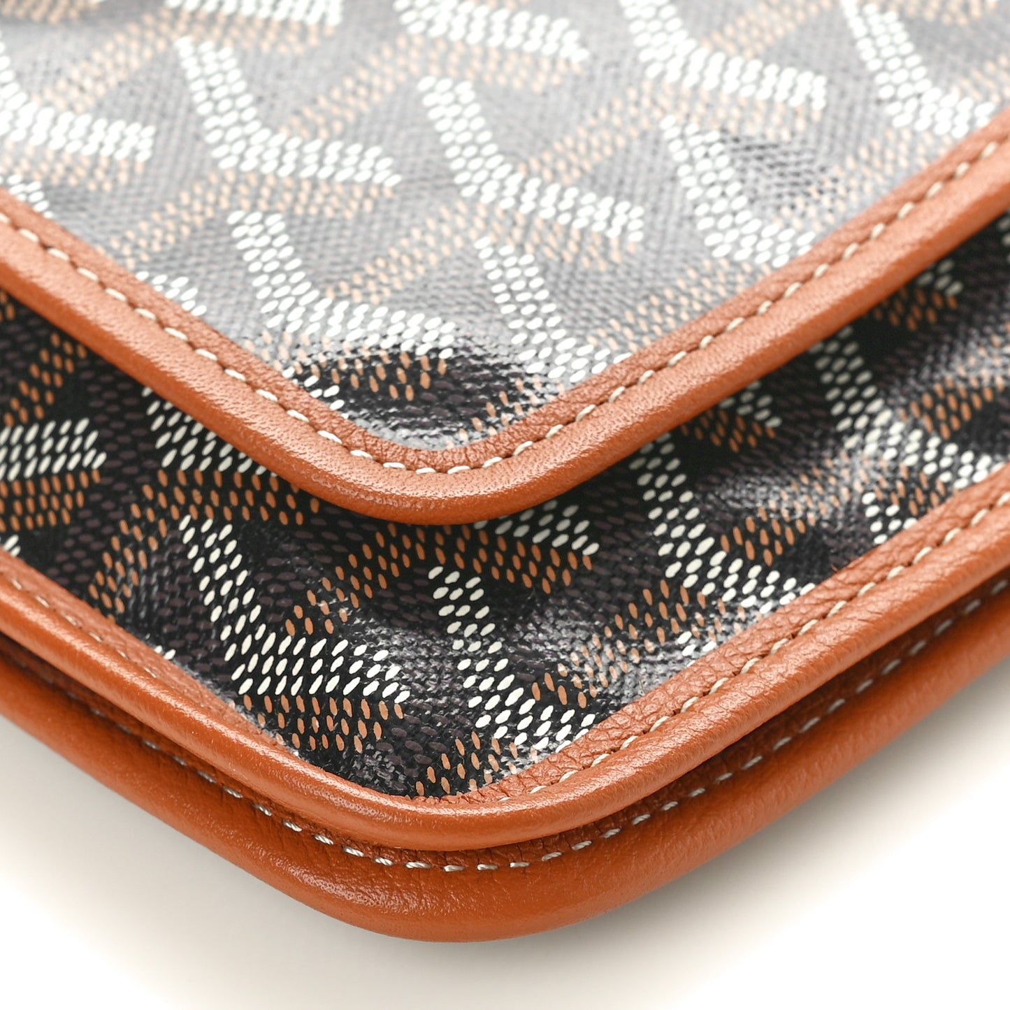 Goyardine Plumet Wallet Clutch Black Gold