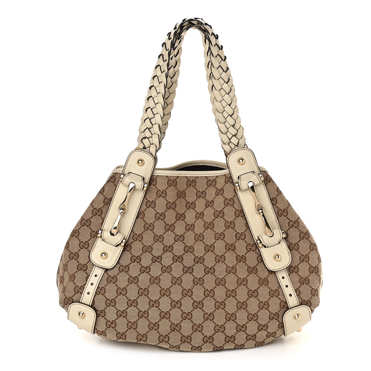 Gucci Monogram Small Pelham Shoulder Bag Off White 1 of 14