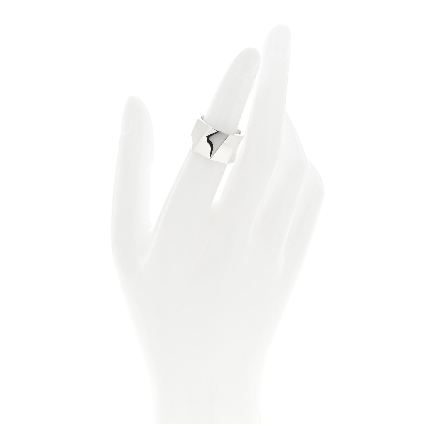 Sterling Silver Frank Gehry Torque Wide Band Ring 50 5.5