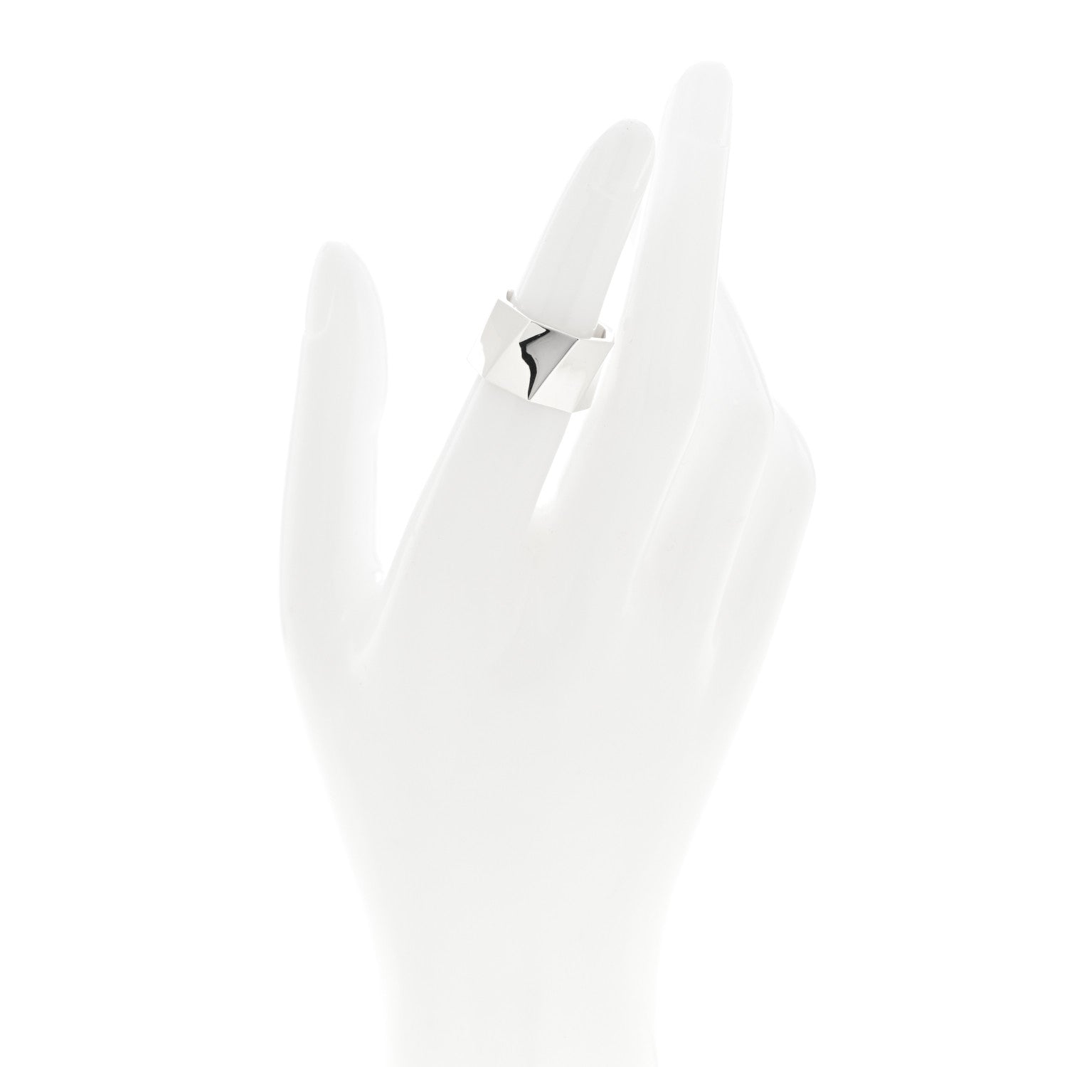 Tiffany Sterling Silver Frank Gehry Torque Wide Band Ring 50 5.5 2 of 4