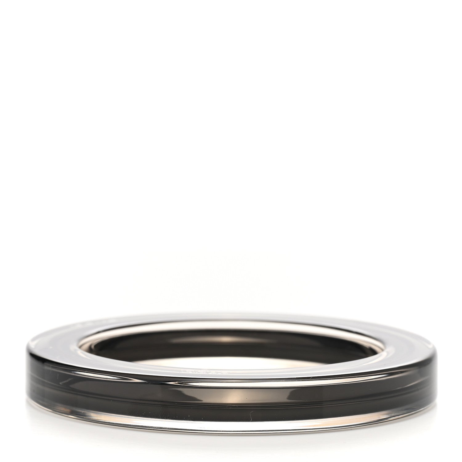 Gucci Plexiglass Transparent Bangle Bracelet Black 3 of 5