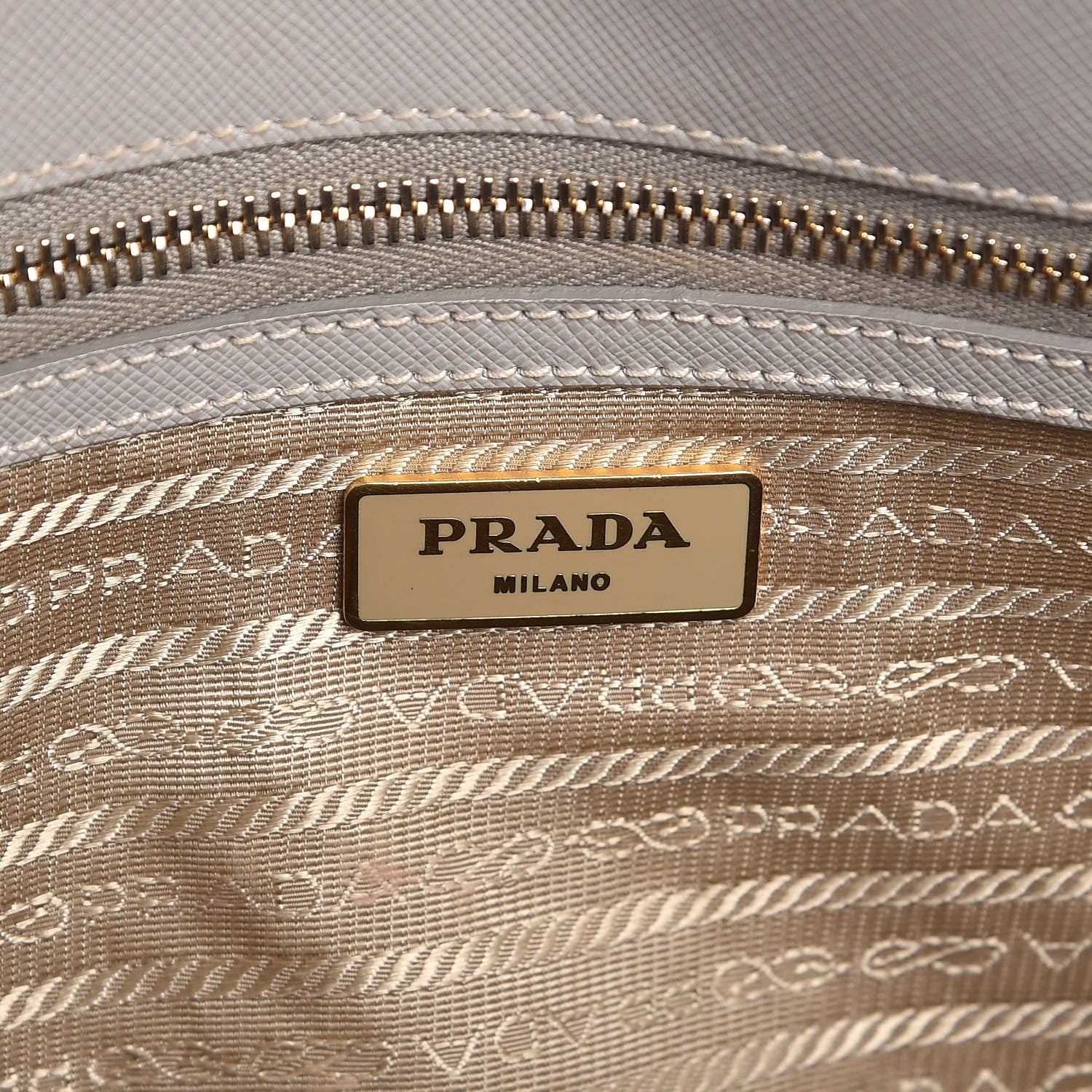 Prada Saffiano Lux Extra Large Galleria Double Zip Tote Argilla 6 of 16