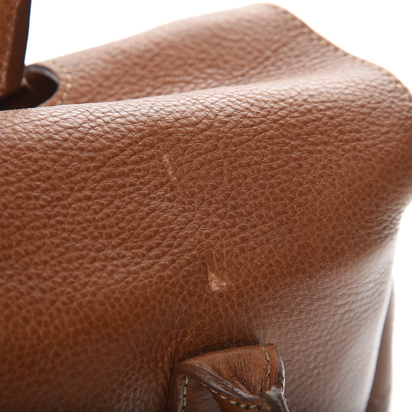 Natural Leather Small Bayswater Oak