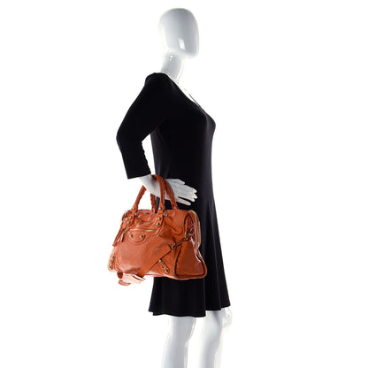 Balenciaga Agneau Giant 12 Gold Hardware City Tangerine 2 of 10