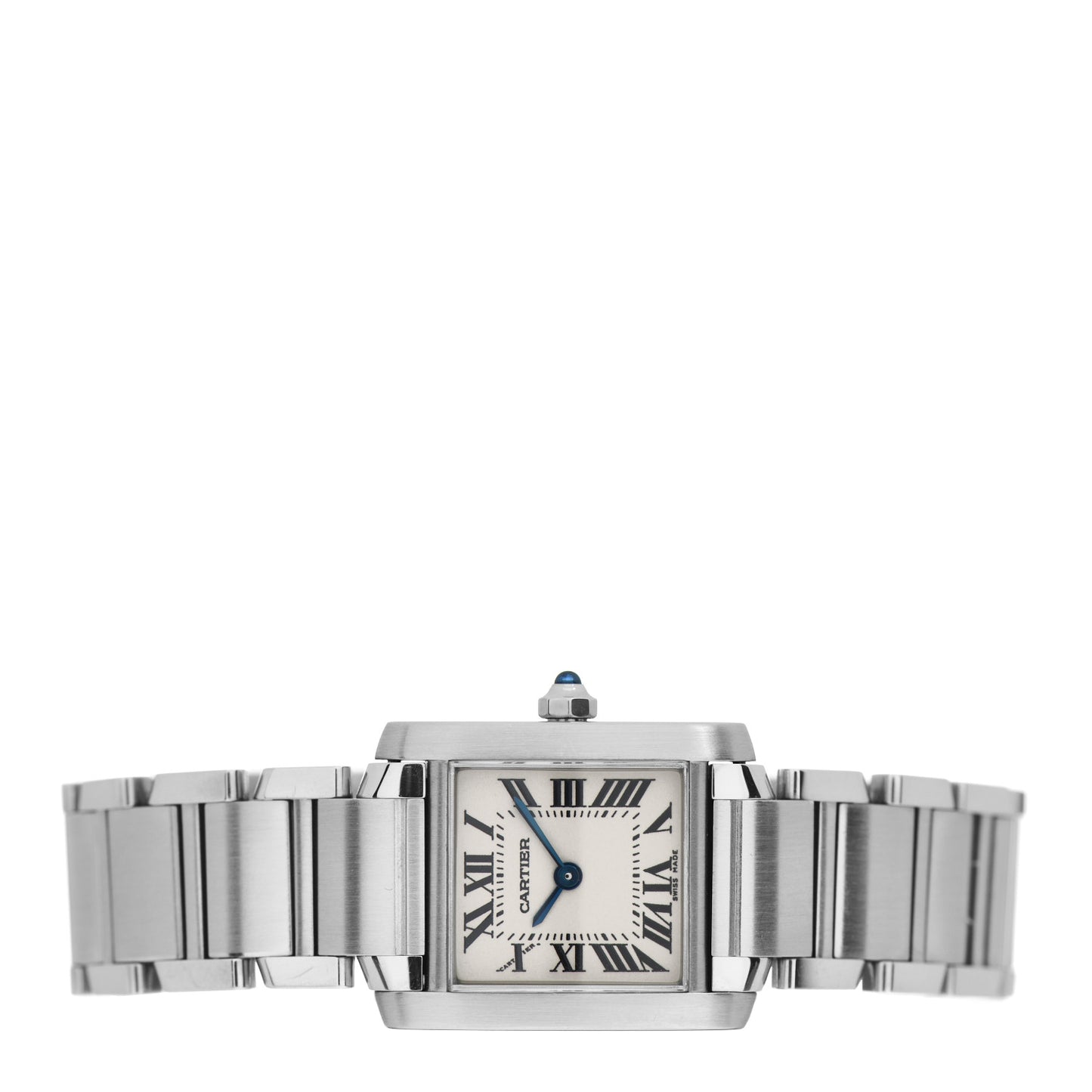 Stainless Steel 20mm Tank Francaise Quartz Watch