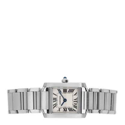 Cartier Stainless Steel 20mm Tank Francaise Quartz Watch 2 of 4