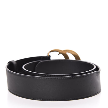 Gucci Calfskin Double G 40mm Belt 80 32 Black 3 of 7
