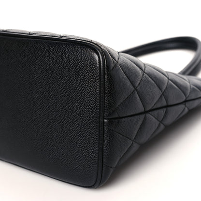 Chanel Caviar Quilted Medallion Tote Black 9 of 10