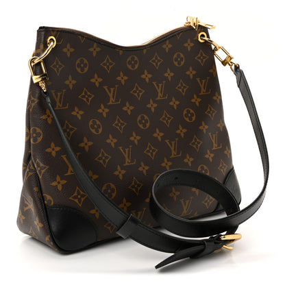 Louis Vuitton Monogram Odeon MM Black 3 of 9