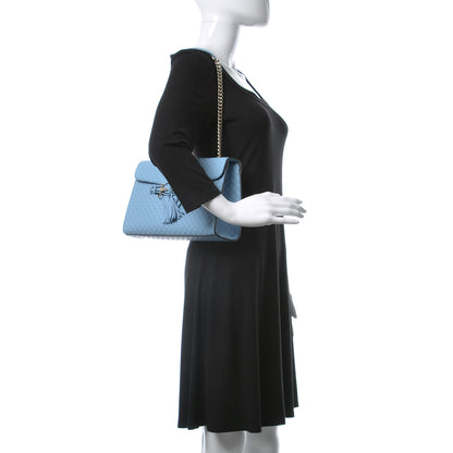 Gucci Microguccissima Medium Emily Chain Shoulder Bag Mineral Blue 2 of 9