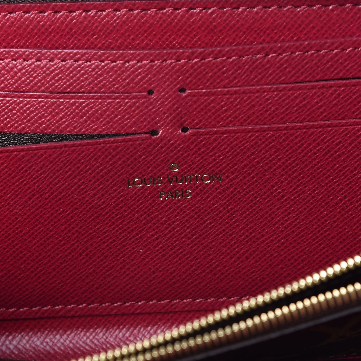 Louis Vuitton Monogram Clemence Wallet Fuchsia 8 of 10