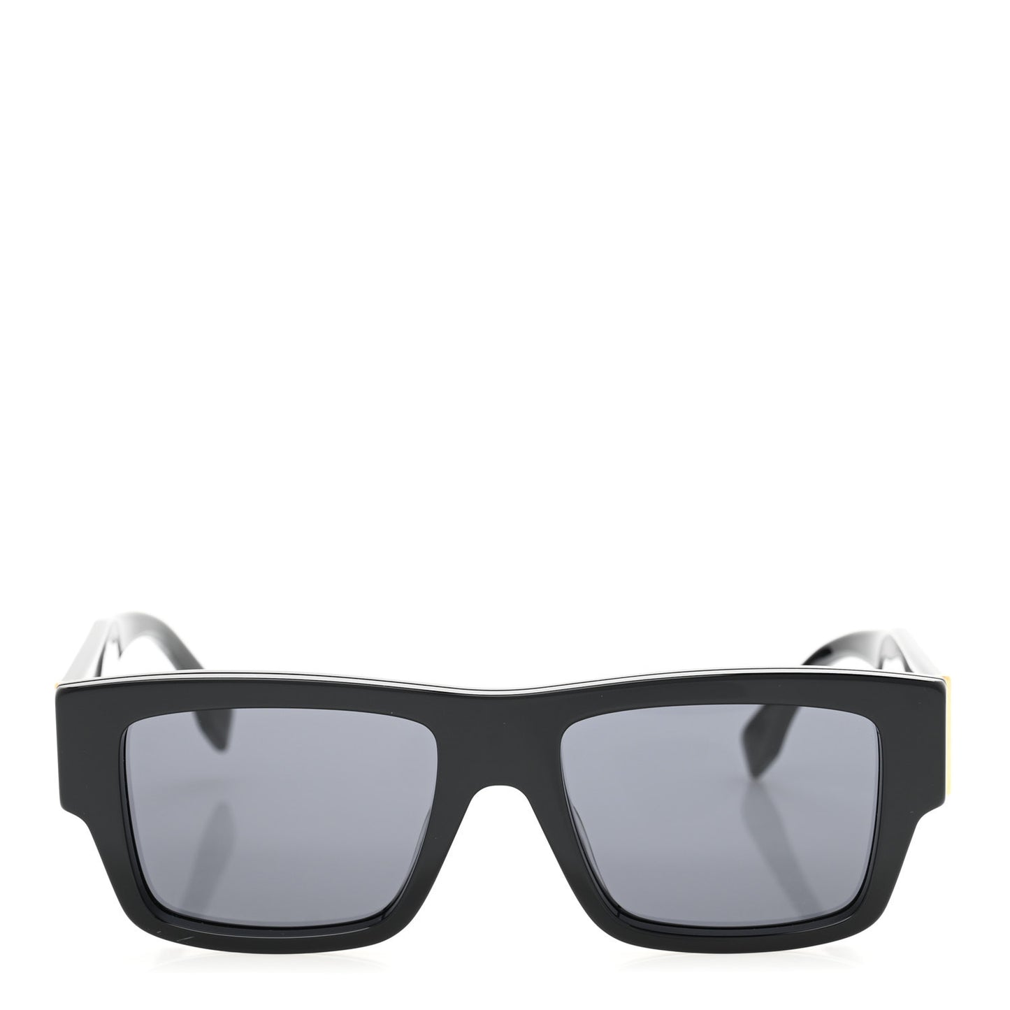 Acetate Square Sunglasses FE40118F Black