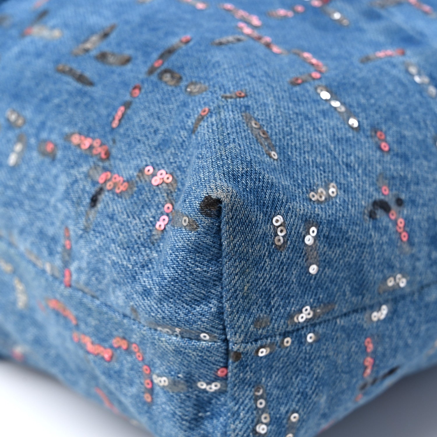 Chanel Denim Sequin Chanel 22 Blue 11 of 14