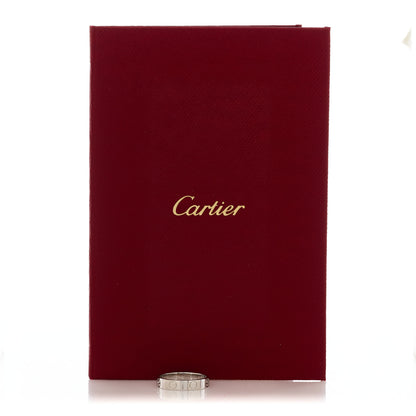 Cartier Platinum 3.5mm LOVE Wedding Band Ring 50 5.25 5 of 5
