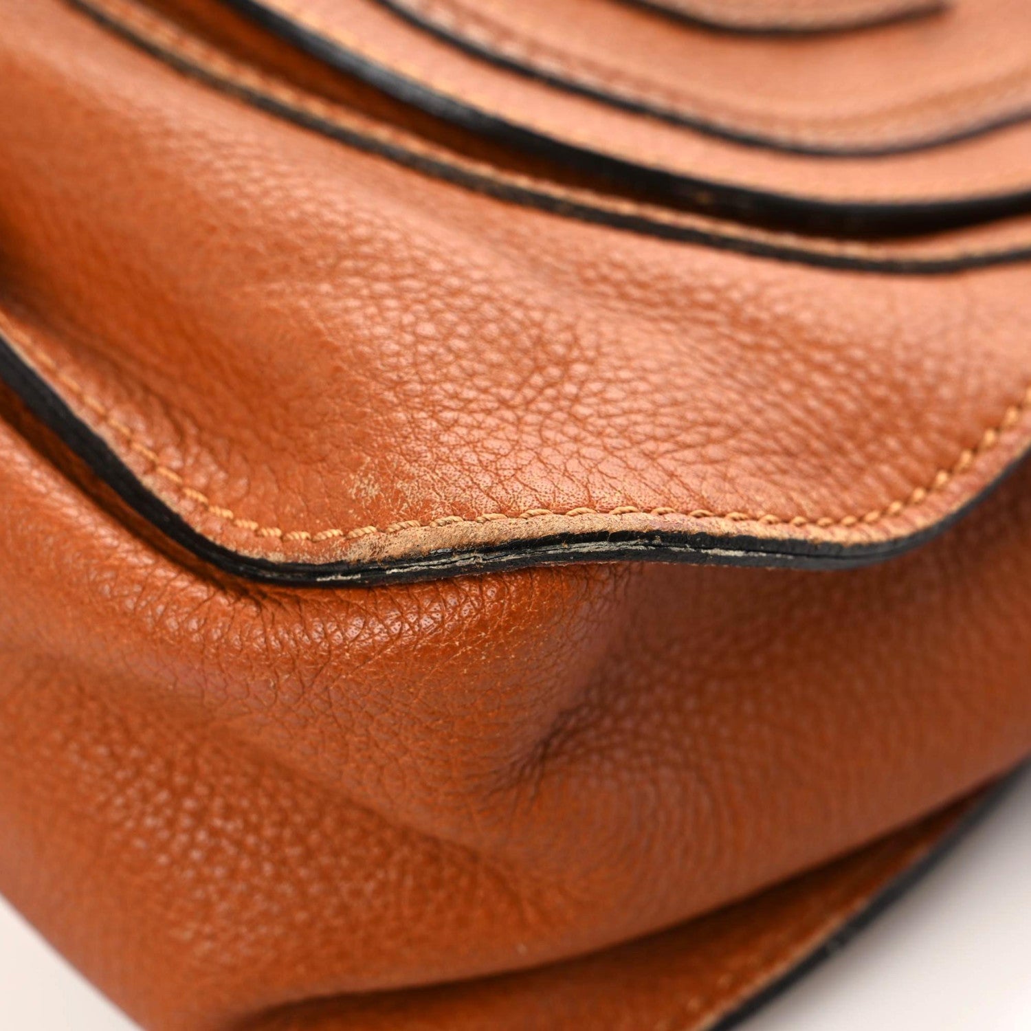 Chloe Calfskin Medium Marcie Satchel Tan 6 of 32