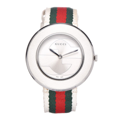 Gucci Stainless Steel Nylon 36mm U-Play Quartz Watch 1 of 7